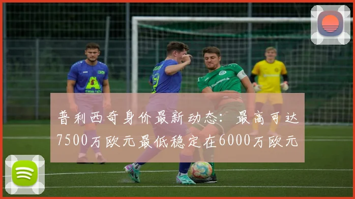 普利西奇身价最新动态：最高可达7500万欧元最低稳定在6000万欧元